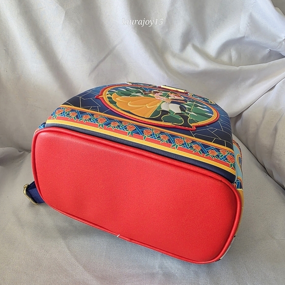 Disney Loungefly Beauty And The Beast Stained Glass Mini Backpack Christmas 2025 main image 8